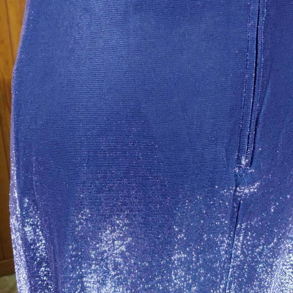 Jump Purple Shiny Layer Dress NWOT 9/10 - Picture 9 of 11